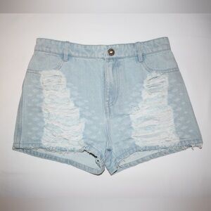 Dion Lee frayed shorts